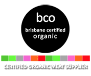 logo of Brisbane certified organic organic butcher Brisbane organic meat Brisbane